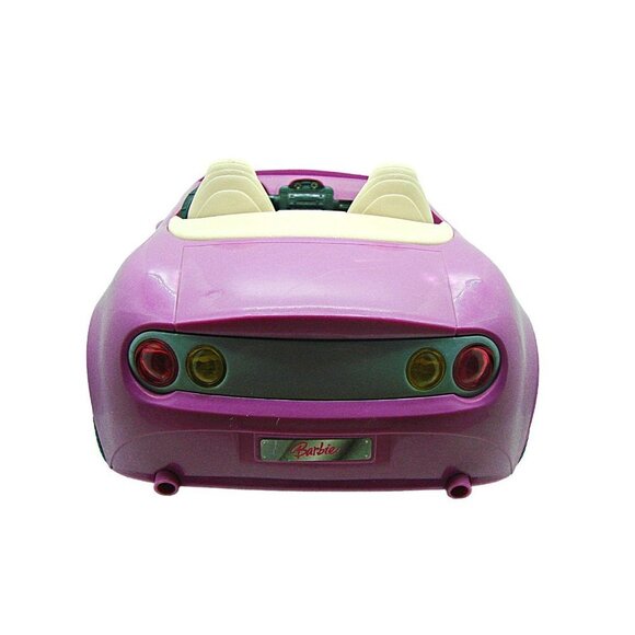 Mattel Large Barbie Convertible Just Married Car Purple Pink 2006 (K8665) 17x10 - Picture 6 of 12